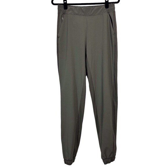 Athleta Pants - Athleta Textured Brooklyn Joggers Womens Size 6 Tall 6T Olive Green Athleisure